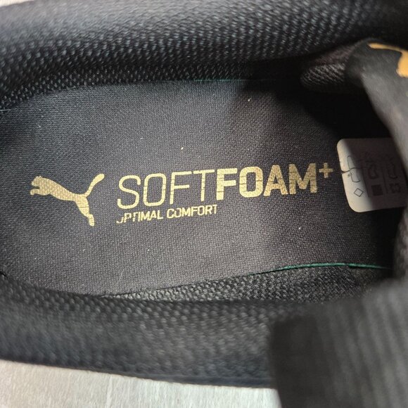 Puma Sneakers Sz 10 Black Suede Streetwear Normcore Lace Up Comfort Skate Shoes - Picture 10 of 10